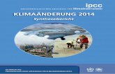ZWISCHENSTAATLICHER AUSSCHUSS FÜR ... - ipcc.ch · rungen (IPCC) am 1. November 2014 in Kopenhagen, Dänemark genehmigt (Zusammenfassung für politische Entscheidungsträ ger) und