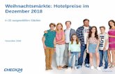 Weihnachtsmärkte: Hotelpreise im Dezember 2018 · Karlsruhe 7 Seeger Living Premium Downtown 81 € HRS 3 8,2 9 € 10 % Bonn 15 Hotel Am Römerhof 80 €** HRS / ehotel 3 7,9 12