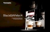 Ein wegweisendes Meisterwerk für anspruchsvolle Kunden fileForm & Funktion in Vollendung Die Black&White4 ist der Trendsetter unter den Kaffeevollautomaten. Sie überzeugt mit ihrem