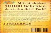 Mit mindestens 10.000 Schritten - aok.de · In Begleitung je eines an den Kassen vor Ort voll zahlenden Erwachsenen erhält pro Coupon eine Person eine kostenlose 1-Tageskarte für