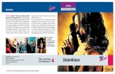 Colombiana - a2.tvspielfilm.de · Á Bitte ein Lineal an den Schnittmarken anlegen und mit einem Cutter ausschneiden Colombiana Colombiana Action. „Avatar“-Star Zoe Saldana allein