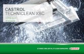 CASTROL TECHNICLEAN XBC - · PDF file2%-ig und 5%-ig angesetzt und damit die vor allem mit eingetrockneter Emulsion und öligen Rückständen verschmutzten Maschinen äußerlich gereinigt.
