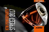 DE / EN KTM POWERPARTS STREET 2017 · “Form follows function” – our KTM PowerParts alternator cover and clutch cover protectors not only have a high grade appearance, but they