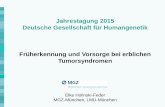 Jahrestagung 2015 Deutsche Gesellschaft für Humangenetik ... • CIMP: CpG-island methylator pathway ... 36 adenomas (2 post-OP carcinomas) OP-proceedure 13 Whipple´s operation 8
