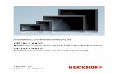 CP29xx - Beckhoff Information Systeminfosys.beckhoff.de/content/1031/ipcinfosys/PDF/CP29xx.pdf · Beckhoff®, TwinCAT®, EtherCAT®, Safety over EtherCAT®, TwinSAFE® und XFC® sind