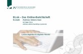 BLok – Das Online-Berichtsheft - cms1.carinet.de · BLok – Das Online-Berichtsheft Kontakt Andreas Ueberschaer 0371/666 2739 5 andreas.ueberschaer@bps-system.de Lernen begleiten