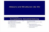 2 Akteure und Strukturen der EU - Zentraler Informatikdiensthomepage.univie.ac.at/gernot.stimmer/php/2_Akteure und Strukturen der EU.pdf · Akteure und Strukturen der EU Europäische