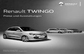 Renault TWINGO - cdn.website-start.de · Abblidung zeigt Sondermodell TWINGO Liberty mit serienmäßigem Faltschiebedach. SCe = Smart Control efficiency TCe = Turbo Control efficiency