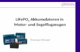 LiFePO4 Akkumulatoren in Motor- und Segelflugzeugen · 4. Die LiFePO4 Batterie ACCU-24 Batterien & Systeme GmbH, Thomas Menzel Untergasse 5, D-63688 Gedern, Tel. +49 6045 952520 9