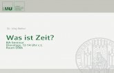 Dr. Jörg Noller Was ist Zeit?philocast.net/.../11/Folien-12.-Sitzung-15.1.2019-Bergson-Heidegger-1.pdfDr. Jörg Noller 15.1.2019 # 3 Was ist Zeit? Leitfragen - Wie bestimmt Bergson