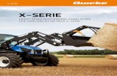 X-SERIE · Unser SoftDrive ® Dämpfungssystem mini-miert die Belastung auf den Lader und die Anbaukonsole, wie auch auf den Fahrer und den Traktor. Sie aktivieren oder deaktivieren