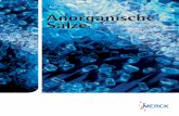 Anorganische Salzede.vwr-cmd.com/ex/downloads/brochures/InorganicSalt_de.pdf · uranylacetat-Nonahydrat), zur Herstellung von Glasuren in der Porzellanindustrie, als Katalysator bei