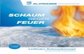 SCHAUM - feuerwehr-gilching.de · Schaum gegen Feuer 3 Schaumkonzepte — Möglichkeiten und Grenzen Die Auswahl geeigneter Schaumlöschmittel für die Brandbekämpfung im Aus-rückebereich