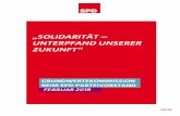 Unterpfand unserer · 7 Grundwertekommission beim SPD-Parteivorstand | Februar 2019 SPD.DE wenden sich von ihr ab und suchen ihr Heil nun in scheinbaren Sicherheitsversprechen autoritärer