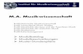 M.A. Musikwissenschaft - hfm-weimar.de · X X X X X S Methoden der jüdischen Studien TN (2 LP) R+HA (3 LP) - 50% Modul- und Prüfungsplan MA Musikwissenschaft Profile Historische