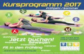 Kursprogramm 2017 - tsv-oberhaching.de · Kursprogramm 2017 etzt buchen! TSV Oberhaching-Deisenhofen e.V. - Bahnhofstraße 13 - 82041 Oberhaching - Telefon 089 6136633 - Fax 089 61300503