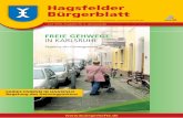 Hagsfelder Bürgerblattservice.ka-news.de/buergerheft/pdf_bh/hagsfeld_0316.pdf · 0– 12=3%* neu rechnen lernen … mit dem MIKE-Konto! Telefon 0721 9350-0 Kostenlos für alle kleinen