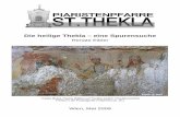 Die heilige Thekla – eine Spurensuche · Die heilige Thekla – eine Spurensuche Renate Eibler Wien, Mai 2009 Thekla (links), Paulus (Mitte) und Theklas Mutter Theoklia (rechts)