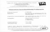 DocuWare Generated PDF - wurzer-profile.de · Il B 2-543-859 vom 06. Juni 2003 des Ministeriums für Städtebau und Wohnen, Kul- tur und Sport des Landes Nordrhein- Westfalen bestätigten