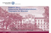 SABCS 2011 Adjuvante Mammakarzinom- Therapie im Wandel Inhalte/PDF/  · PDF fileRandomisierte Phase II Studie (HER2 positiv neoadjuvant) Kombination Herceptin + Pertuzumab mit Chemotherapie