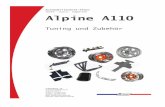Technik - Classic - Competition Alpine A110 · Alpine A110 Tuning und Zubehör Seite | 1 Automobiltechnik-Simon e.K. Telefon: 02208-3031 Feldmühlestr. 26 Telefax: 02208-4991