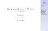 Anwendungsbeispiel 1 Tobias Kley · Methode Statistische Pr ufung Demographische Kennwerte Erkl arungsmodell Mobbing- Betro enheit Pers onlichkeits-unterschiede Korrelationsanalyse