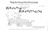 4381 Hanna Haselnuss - Ludism · Kurzanleitung: Spielplan zu- sammensetzen, Nüsse in die Mitte, jede/r eine Figur Habermaaß Spiel Nr. 4381 Hanna Haselnuss Ein Farbwürfelspiel für