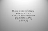 Thema Gentechnologie - molgen.biologie.uni-mainz.de · Molecular Biology of the Gene 6th Edition Watson, Baker, Bell, Gann, Levine, Losik CSHL Press ISBN 0-321-50781-9 ca. 77,90 €
