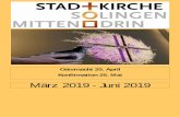 März 2019 - Juni 2019stadtkirche-solingen.de/wp-content/uploads/2019/02/Gemeindebrief-2019-03.pdf · Wir starten mit einem neuen Format und zeigen diskussionswürdige Filme, die