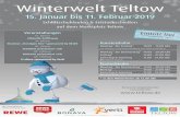 Winterwelt Teltow · SELGROS präsentiert sich 03. Februar BONAVA präsentiert sich 08. Februar Eisdisco sponsored by Verti Reservierungskalender Eisstockbahn Stadt Teltow - SG ÖA/Stadtmarketing