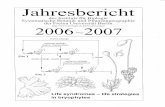 Jahresbericht 2006 - 2007 · Jahresbericht 2006 - 2007 des Instituts für Biologie Systematische Botanik und Pflanzengeographie Freie Universität Berlin Berlin 2008