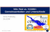 Win-Test vs. N1MM+ Gemeinsamkeiten und Unterschiede vs N1MM...¢  Arno Polinsky, DL1CW Win-Test vs. N1MM+