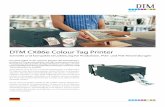 DTM CX86e Colour Tag Printerdtm-print.eu/de/brochures/CX86e-DE.pdf · Der DTM CX86e ist der weltweit kleinste LED-Farbetiketten-drucker auf Trockentonerbasis und hilft Unternehmen