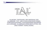 PLANUNG, FERTIGUNG UND MONTAGE VON ALUMINIUM-, PVC- …stroiinfo.com/wp-content/uploads/2016/02/Presentation-TAL-Engineering... · planung, fertigung und montage von aluminium-, pvc-
