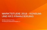 MARKTSTUDIE 2018 - KONSUM- UND KFZ-FINANZIERUNG · © GfK SE | Konsum- und Kfz-Finanzierung 2018 Repräsentativ für die deutsche Bevölkerung (n=1.830) 4 Nutzung von Finanzierungen