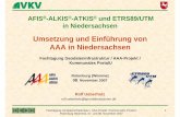 Umsetzung und Einführung von AAA in Niedersachsen · Fachtagung Geodateninfrastruktur / AAA-Projekt / Kommunales PortalU, Rotenburg (Wümme), 07. und 08. November 2007 3 Ziel der
