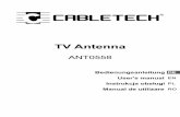 TV Antenna - lechpol.eu · produs de alte tipuri de reziduuri si să-l reciclati in mod responsabil pentru a promova refolosirea resurselor materiale. Utilizatorii casnici sunt rugati