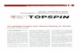 Quelle: TOPSPIN 5 (2012) Herausgeber: Hessischer Tennisverband · Dies liegt in Struktur und Durch- As Anti-Doping-Beauftragter des HTV sehe ich es zunáchst als meine Hauptauf- gabe