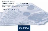 Soziales in Essen · Ein lick auf ... Amt für Statistik, Stadtforschung und Wahlen 10/2017 Leistungen zur Existenzsicherung am 31.12.2014 bis 2016 Soziales in Essen