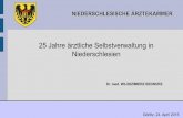 25 Jahre £¤rztliche Selbstverwaltung in Niederschlesien 25 Jahre £¤rztliche Selbstverwaltung in Niederschlesien