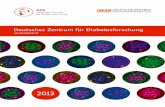 Jahresbericht 2012 · 4 Erreichtes im DZD 2013 Weltweit erstmalig versorgt ein künstliches Pankreassystem der DZDWissenschaftler am Standort PLID in Dresden einen Patienten mit Typ1Diabetes