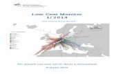Low Cost Monitor 1/2014 - DLR - DLR · PDF file Low Cost Monitor 1/2014 - Eine Untersuchung des DLR - Der aktuelle Low Cost Carrier Markt in Deutschland Frühjahr 2014 466 Strecken