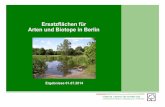 Ersatzflächen für Arten und Biotope in Berlin ... · GLB Am Bachrain privates Grundstück! Vorschlag: Erhaltung des Gewässersdurch Sedimententnahme am Gewässerrand, Lebens-rum