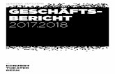 spielzeit 2017.2018 –– GESCHÄFTS- BERICHT 2017 · auf 11’639. Die Sparte SCHAUSPIEL zählte in der Saison 2017.2018 35’675 Zuschauerinnen und Zuschauer. Gegenüber der vorangegangenen