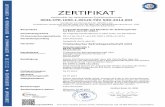 ZERTIFIKAT - triebenbacher.de · bis EXC2 nach EN 1090-2 Verwendungszweck für tragende Konstruktionen in allen Arten von Bauwerken CE-Kennzeichnungsmethode ZA.3.2 bis ZA.3.5 nach