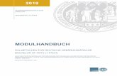 MODULHANDBUCH - hf.uni-koeln.de DGS/MHB_BA_DGS... · MODULHANDBUCH – DOLMETSCHEN FÜR DEUTSCHE GEBÄRDENSPRACHE – BACHELOR OF ARTS (1-FACH) Fassung vom 24.06.2019 7 - die drei