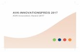 AVK-Innovation Award 2017€¦ · Messung der kompletten Geometrie von Bauteilen und Produkten aus Faserverbundwerkstoffen. Das HP-C-V3D Apodius Vision System macht die Messung und