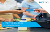 NTC WEBMENÜ · 4 Anmeldebildschirm Log-in Ein klar strukturierter sowie intuitiv bedienbarer An-meldebildschirm ermöglicht einen direkten Einstieg in das WebMenü.