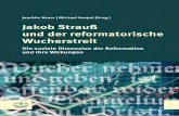 Jakob Strauß und der reformatorische Wucherstreit · Einleitung Zins und Wucher spielten in den Auseinandersetzungen der Reformationszeit eine nicht unerhebliche Rolle. Ihre Bedeutung