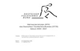 Rahmenterminplan (RTP) des Deutschen Tischtennis-Bundes … · RTP DTTB 20-21 (Stand 27.9. 2019) Seite 2 Europapokal- Termine 1. BL 2. BL 2. BL wettbewerbe DBS/DRS Damen Herren Damen